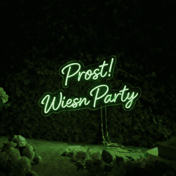 Prost! Wiesn Party LED-Neonschild für Oktoberfest Bar