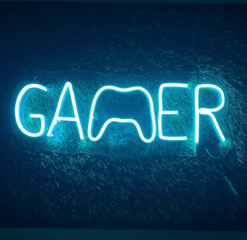 GAMER LED-Neonschild für Gaming Zimmer