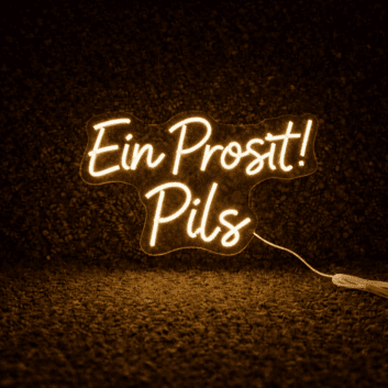 Ein Prosit! Pils LED-Neonschild für Bar oder Brauerei