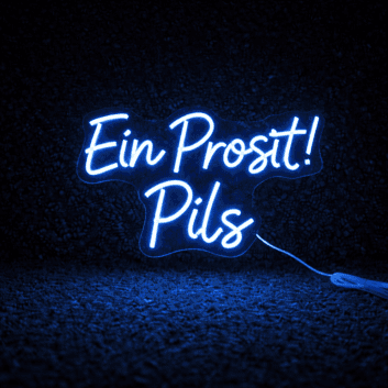 Ein Prosit! Pils LED-Neonschild für Bar oder Brauerei
