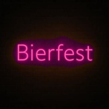 Bierfest LED-Neonschild für Bar und Festival