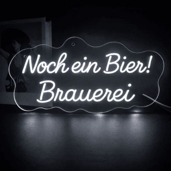Noch ein Bier! Brauerei LED-Neonschild Bar Brauerei