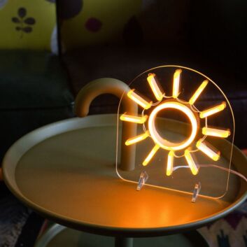 Sonne Symbol LED-Neonschild für Wohnzimmer Schlafzimmer