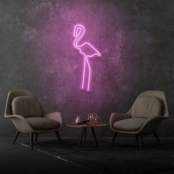 Flamingo LED-Neonschild für Wohnzimmer und Bar