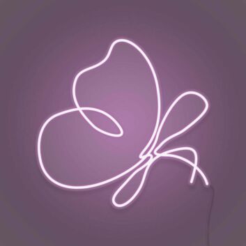 Schmetterling LED-Neonschild Wohnzimmer Schlafzimmer