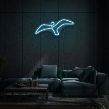fliegender Wal LED-Neonschild Wohnzimmer Lounge