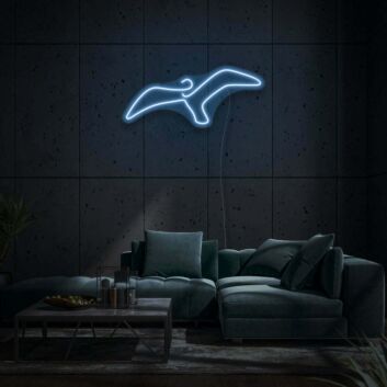 fliegender Wal LED-Neonschild Wohnzimmer Lounge