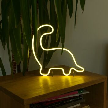 Dinosaurier LED-Neonschild für Kinderzimmer und Wohnzimmer
