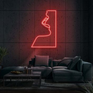 Profil mit Cocktailglas LED-Neonschild für Bar Club