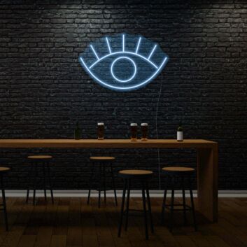 offenes Auge Symbol LED-Neonschild für Bar und Club
