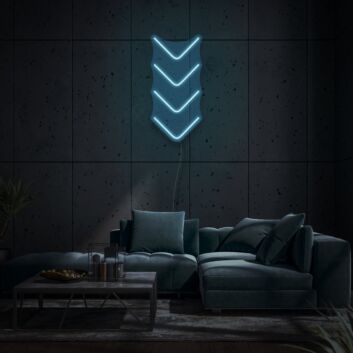 Pfeil nach unten LED-Neonschild Wohnzimmer Lounge
