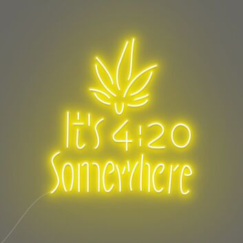 It&#039;s 4:20 Somewhere LED-Neonschild für Bar Club