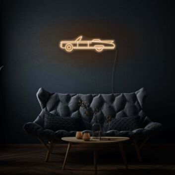 Cabrio Oldtimer LED-Neonschild Wohnzimmer Bar