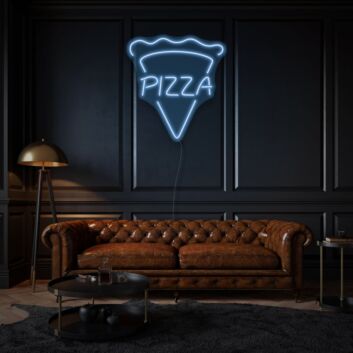 Personalisiertes Pizza LED-Neonschild mit Wunschtext