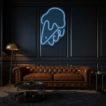 Eiswaffel LED-Neonschild Wohnzimmer Cafe