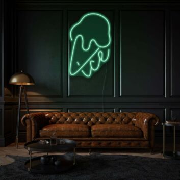 Eiswaffel LED-Neonschild Wohnzimmer Cafe