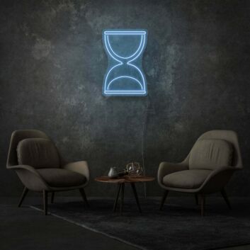 Sanduhr Symbol LED-Neonschild für Wohnzimmer oder Büro