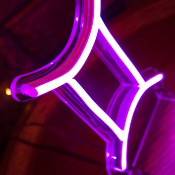 Zwilling Sternzeichen Symbol LED-Neonschild Wohnzimmer Bar