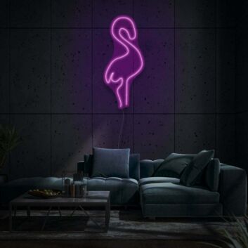Flamingo LED-Neonschild für Wohnzimmer Lounge