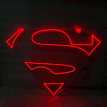 Superman Neon LED Wandlicht