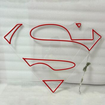 Superman Neon LED Wandlicht