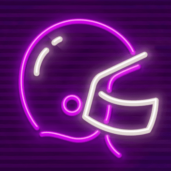 American Football Helm LED-Neonschild für Sportbar und Wohnzimmer
