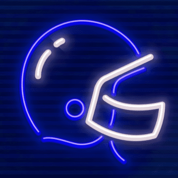American Football Helm LED-Neonschild für Sportbar und Wohnzimmer