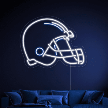 American Football Helm Neon LED Wandlicht