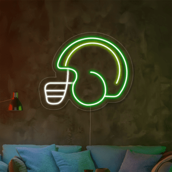 American Football Helm LED-Neonschild für Wohnzimmer Sportbar