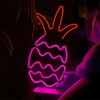 Ananas LED-Neonschild für Küche und Bar
