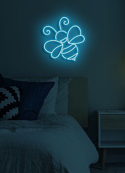 Biene LED-Neonschild für Schlafzimmer oder Kinderzimmer