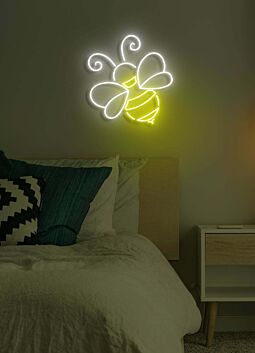 Biene LED-Neonschild für Schlafzimmer oder Kinderzimmer
