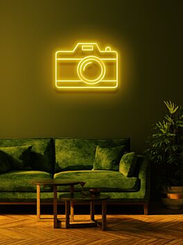 Fotokamera LED-Neonschild für Wohnzimmer und Fotostudio