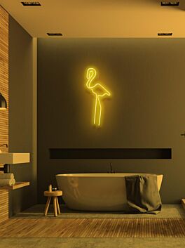 Flamingo LED-Neonschild für Badezimmer und Wohnzimmer
