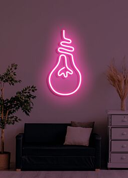Glühbirne LED-Neonschild Wohnzimmer Büro