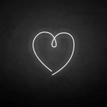 Herzsymbol LED-Neonschild Wohnzimmer Schlafzimmer