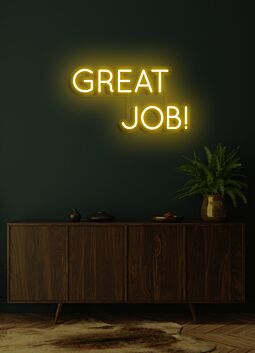 Great Job! LED-Neonschild für Büro und Feier