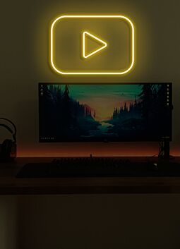 Play Neon Invitation to Engage and Enjoy