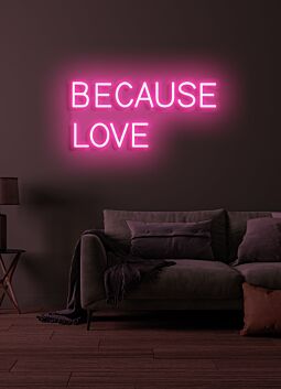 Because love Neon Echoes of Affection