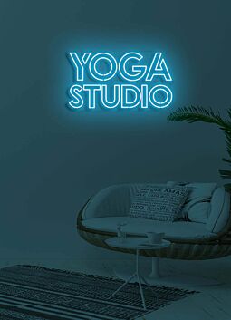 Yoga Studio Neon Peace for Mindful Spaces