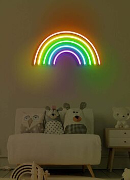 Rainbow Colorful Neon Celebration of Diversity