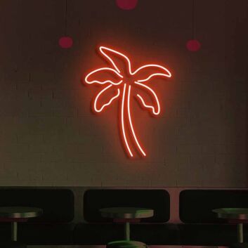 Palm Neon Oasis of Tropical Dreams