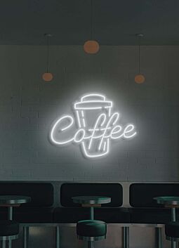 Customize Coffee Fuel Your Day with Invigorating Neon Sign
