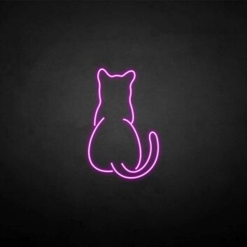 Katze Silhouette LED-Neonschild Wohnzimmer Schlafzimmer