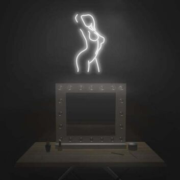 Gesichtsprofil Linie LED Neonschild Schlafzimmer Wohnzimmer