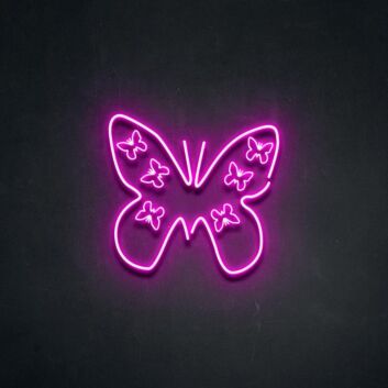 Schmetterling LED Neonschild Wohnzimmer Schlafzimmer