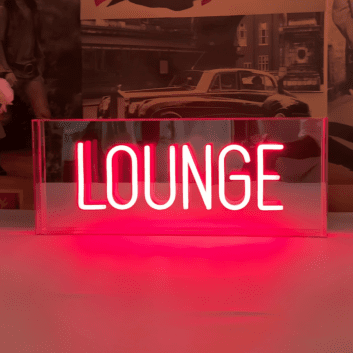 LOUNGE LED-Neonschild für Bar und Wohnzimmer