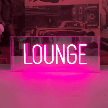 LOUNGE LED-Neonschild für Bar und Wohnzimmer