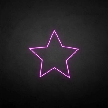 Stern LED-Neonschild Wohnzimmer Bar