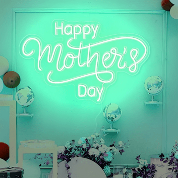 Happy Mother's Day LED-Neonschild für Feier und Wohnzimmer